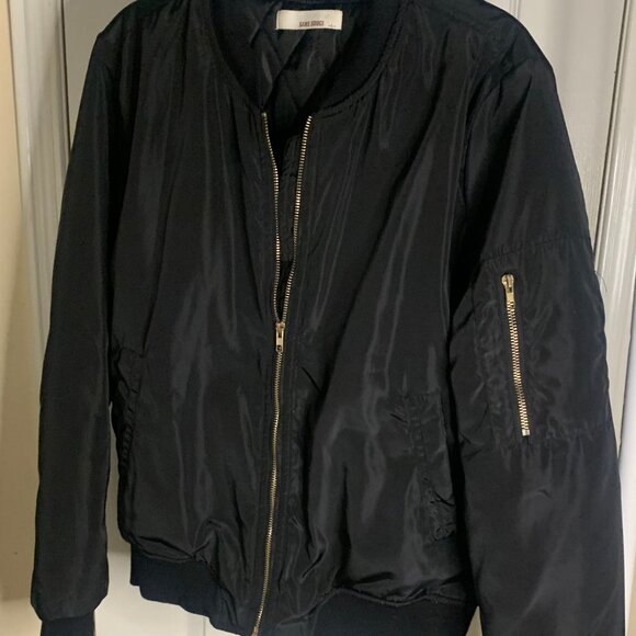 Mendocino Black Bomber Jacket - Picture 1 of 3